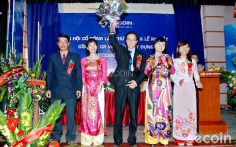 Đại hội đồng cổ đông lần thứ nhất & Lễ ra mắt Công ty CP VLXD Secoin Hà Tây